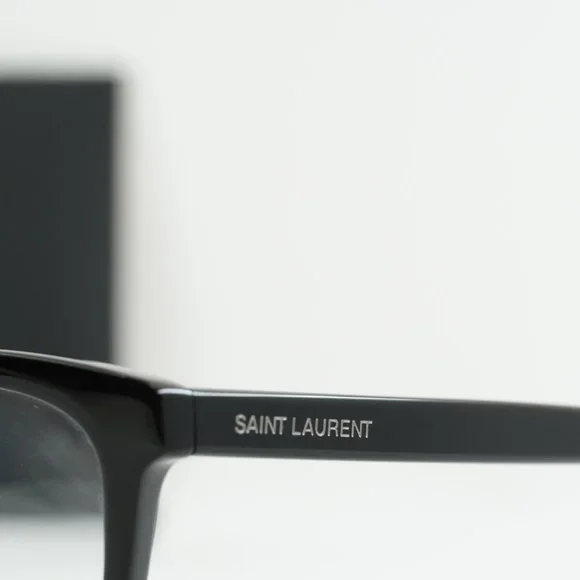💯 NEW SAINT LAURENT SL504 001 WOMENS BLACK EYEGLASSES - Picture 7 of 11